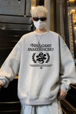 ！圆领卫衣男装港风长袖T恤男外套男WY264-特P23，男装T恤，电商B367