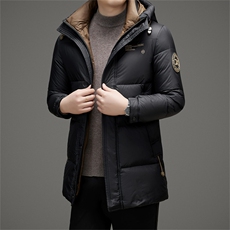 BZS8239钱塘2020-2时尚休闲简约百搭冬季厚款中年男士羽绒服P280，男装羽绒服，钱塘207-2