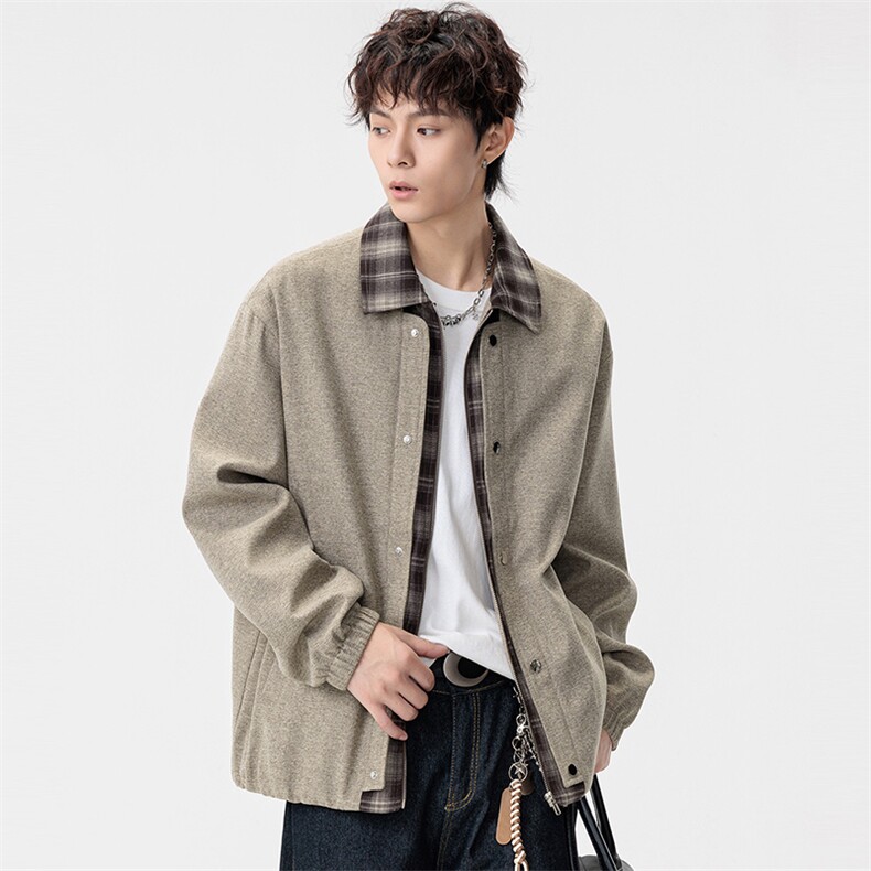 美式大码休闲夹克外套8561-P75控159大码元,男装夹克,星座209