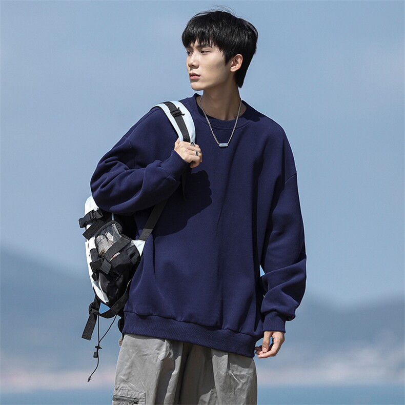 秋季新款男百搭cityboy风圆领卫衣VE2004-P40控68,男装卫衣,星座717