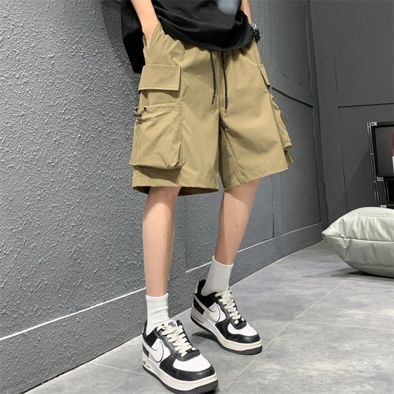 高品夏季工装短裤男纯色宽松大码运动五分裤DSA157B-D607-特P43,男装牛仔裤,电商A157B