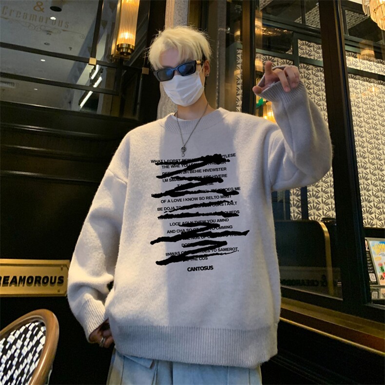 高质量！秋冬季半高领毛衣男士加绒加厚线衣针织衫男DMY523-特P38,男装针织衫/毛衣,电商B371