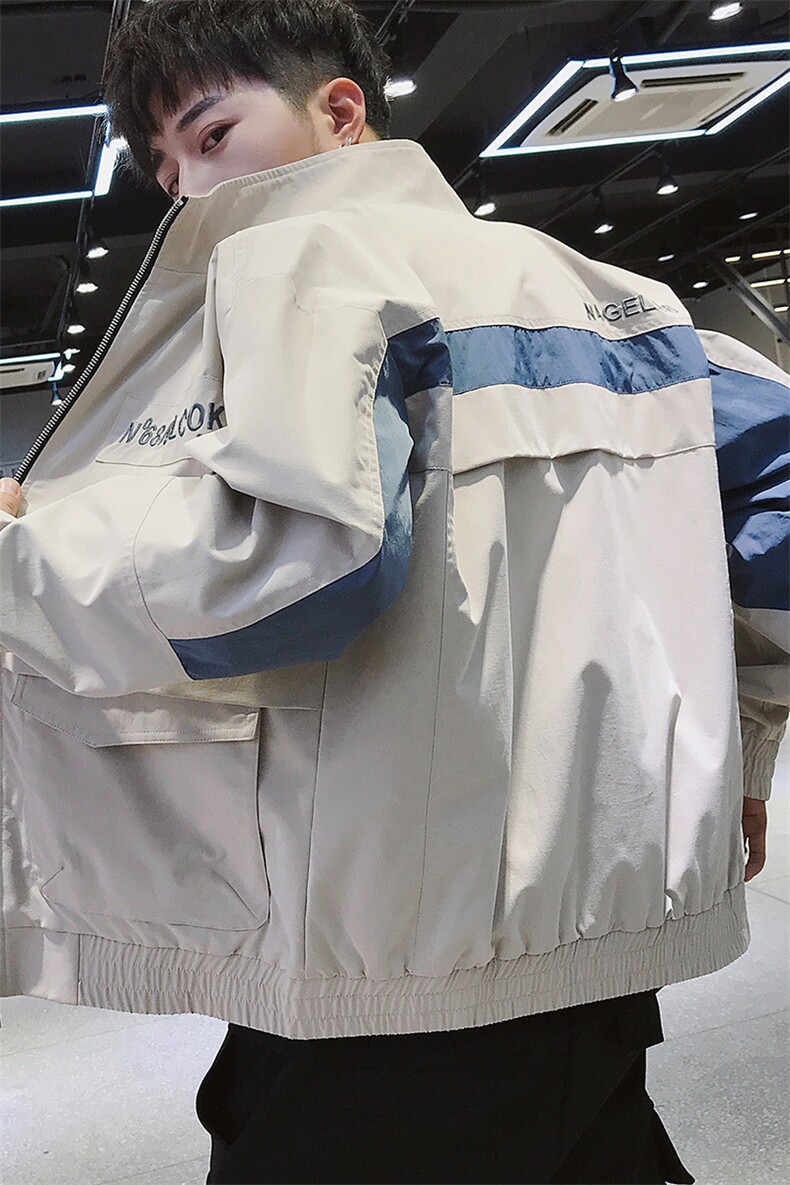 男士2021春新款韩版潮牌百搭休闲夹克棒球服DT,男装夹克,电商A102