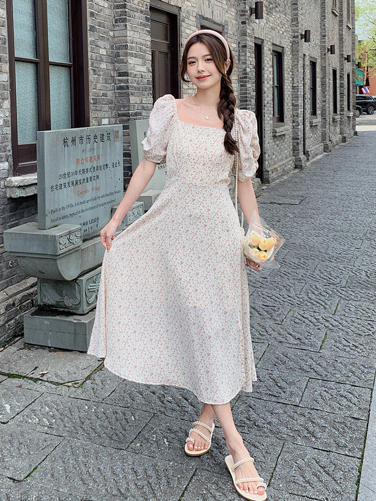 小碎花清新连衣裙【[现货】浙宝B082-5071P105K158,女装连衣裙,浙宝192（原082）
