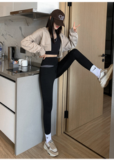 2024春新款鲨鱼打底裤女外穿紧身高腰收腹提臀云感显瘦百搭瑜伽裤，女装瑜伽裤/运动裤，梦白服饰厂