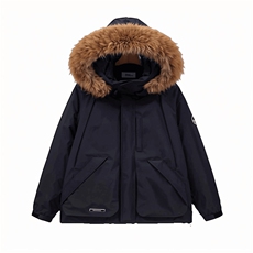 【升级款】派克服工装羽绒棉服oversize面包服外套Y902-P110网图，男装棉衣，电商B245