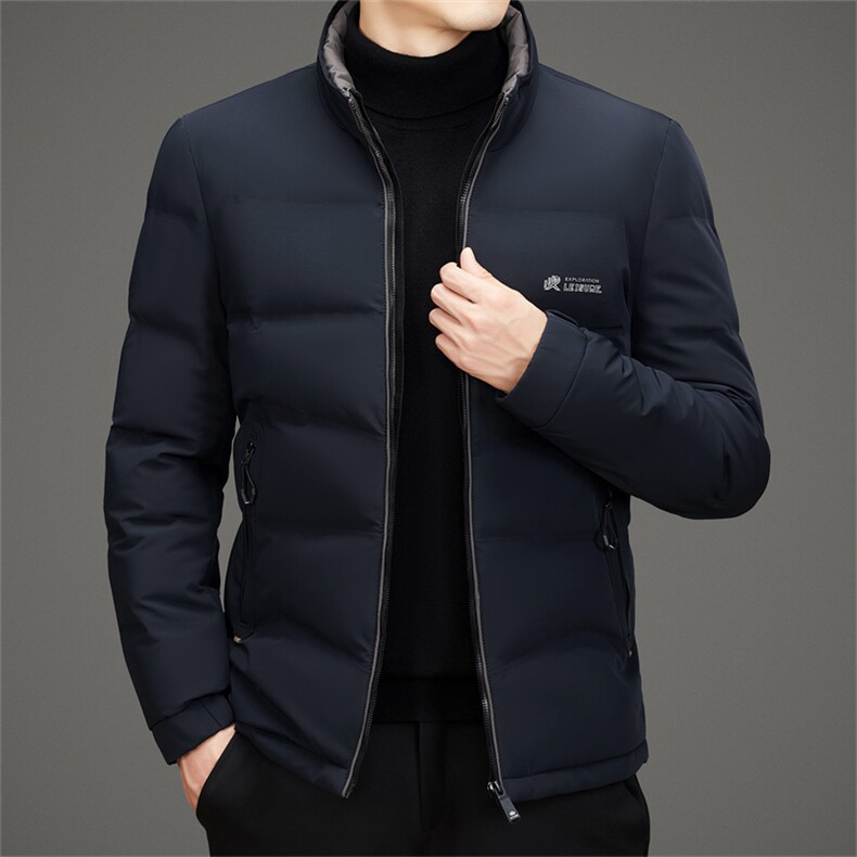 新款中老年羽绒服外套男款冬潮流休闲面包服羽绒服大衣MYA-66P175,男装羽绒服,钱塘723