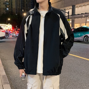 夜景登山户外服小米格防水夹克男士撞色外套上衣A406 JK1572 P75图片