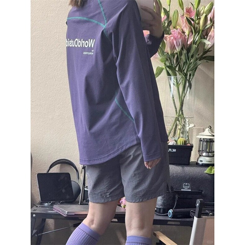 网图 夏季机能薄款运动速干宽松男女防晒长袖T恤户外骑行服 特P33图片