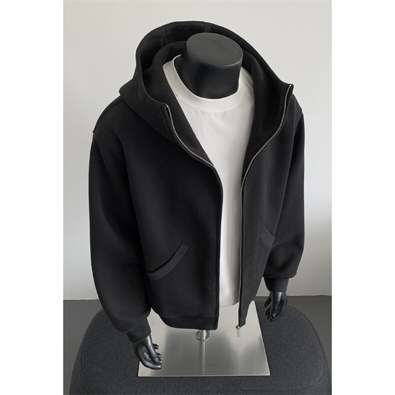 2026春季新款港风假模大码华棉400g重磅卫衣M-5XHW25861-特P55，男装卫衣，电商A022