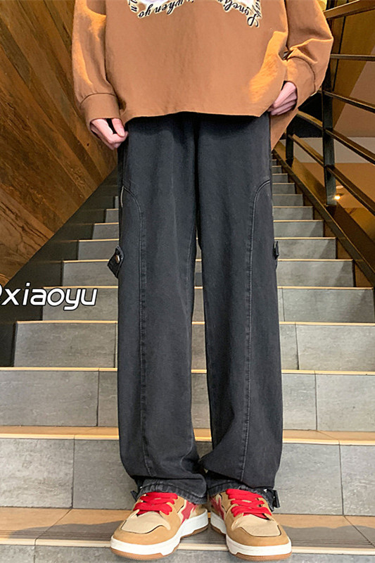 XZ616春季新款大码拉链设计搭扣牛仔裤TY505P65控78,男装牛仔裤,星座512A（原616）