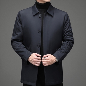 中年男新款冬季休闲爸爸冬装保暖外套羽绒服棉衣MNSA8622-P230图片