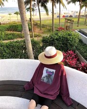 加绒卫衣，冬款，女装卫衣/绒衫，寸汐