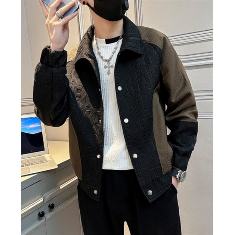 外套秋冬季新款潮流时尚宽松帅气高端工装休闲夹克上衣男J8052,男装夹克,星座1116A（原606A-3）