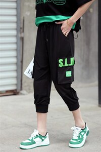 印花工装裤,其它,伊丽莎