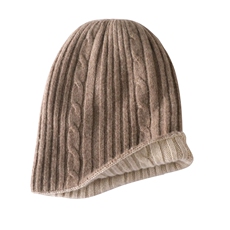 秋冬保暖双面扭花在帽柔软休闲，帽子，天宇悦翔羊绒