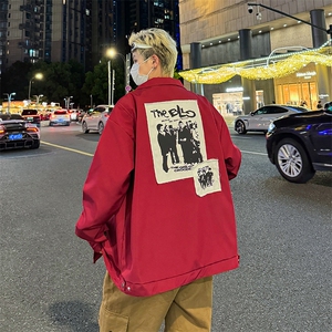 F525P63秋装夹克外套薄男装上衣休闲简单款百搭图片