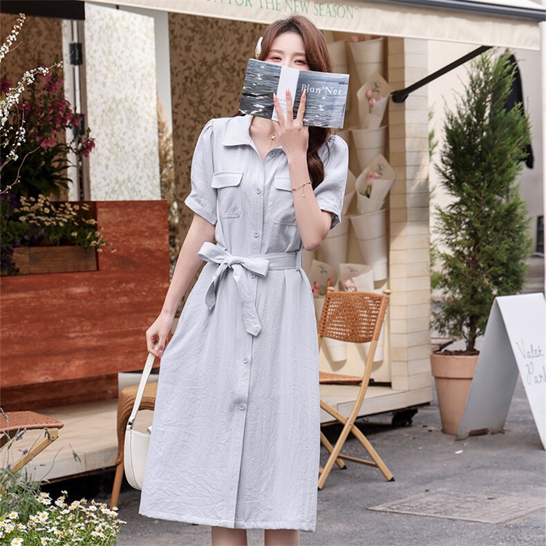 连衣裙女2025夏季新款高级感时尚休闲小个子气质减龄收腰显瘦长裙,女装连衣裙,曼琳思菲
