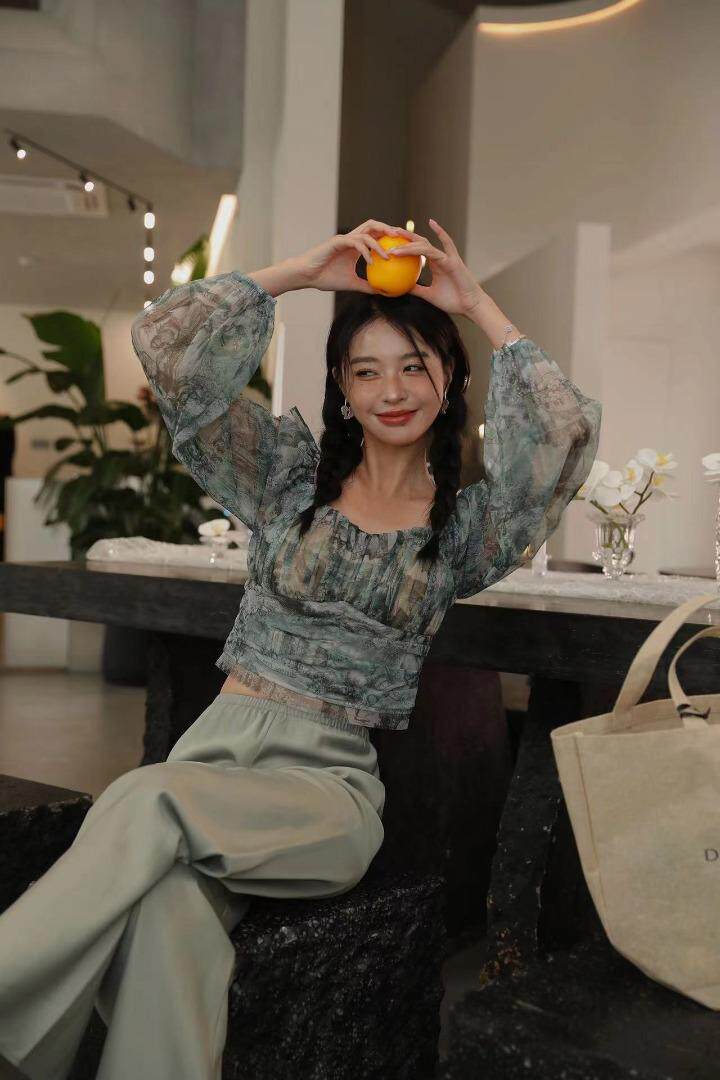 奢牌同款印花…博主范的朦胧氛围感，其它，GN