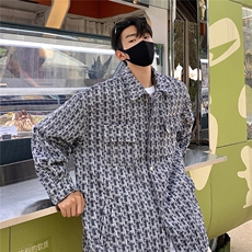 2025港风小香风金属按扣设计夹克大码M-5XL外套男JK77080P85控128，男装夹克，星座227-7