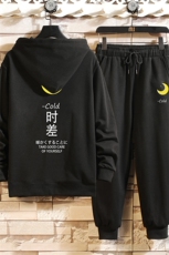TL8047-P80连帽卫衣套装男运动套装两件套砖墙挂拍，男装卫衣，电商A040A