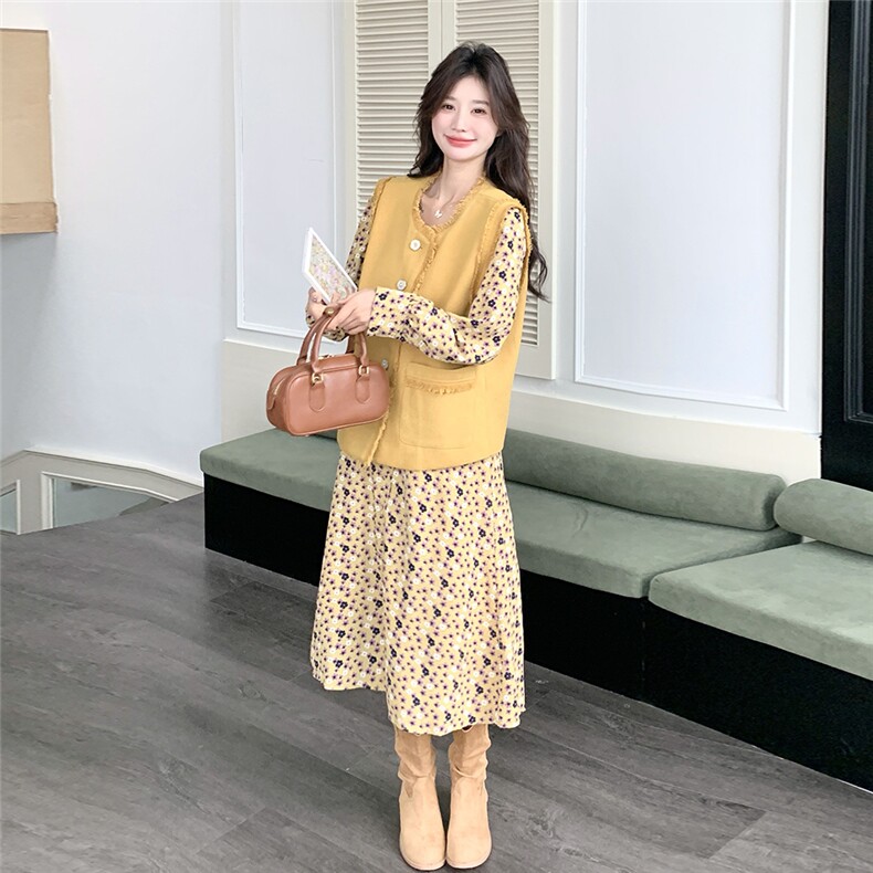 现货 2025秋季新款女装精品两件套装时尚套装图片