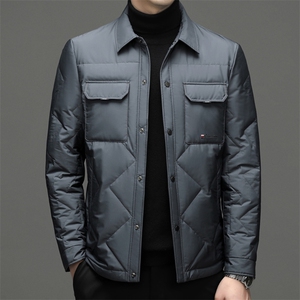DF22343钱塘2020-2冬季厚款商务休闲翻领中年男士羽绒服P235图片