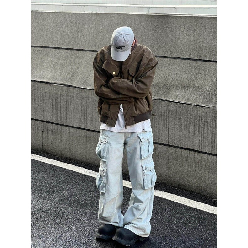 【有货】M8067LL-特83美式复古灯芯绒工装夹克cleanfit夹棉外套,男装夹克,星座1007（原301D）