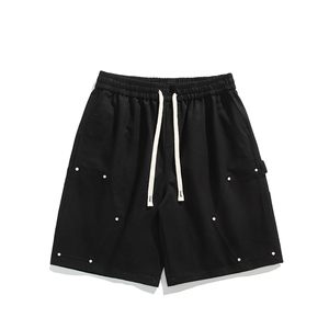 夏季港高街铆钉工装短裤直筒运动5分6分短裤DK8491-P32【特价】图片