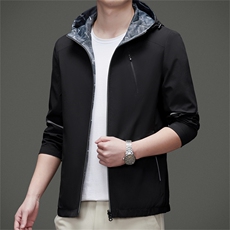 V2056钱塘2020-3秋冬新款男士时尚休闲双面夹克外套高品质P150，男装夹克，钱塘207-3