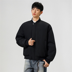 冬季clean纯色棒球服领棉服加厚短款棉衣 HZ8815-特P68不议价图片