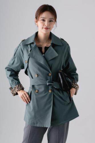 风衣2021秋装新款,女装风衣,海派甜心