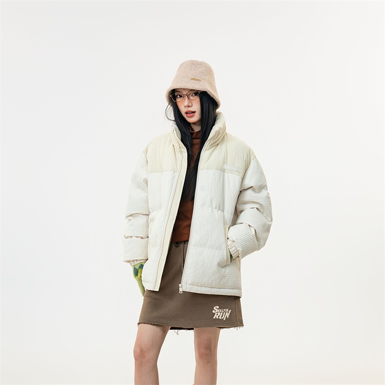 现货新款潮牌棉袄外套玉米格加厚棉衣面包服A436-0899-P80,男装棉衣,电商A436