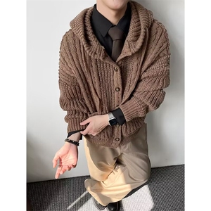 连帽毛衣男女同款针织衫A66-P75图片