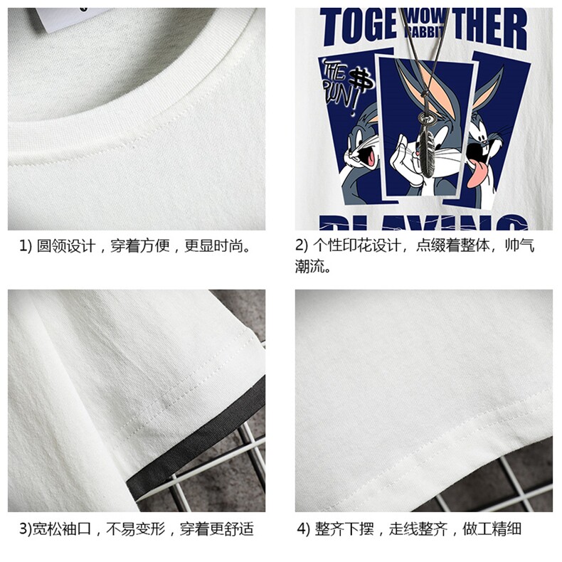 JT55234-P25假两件短袖t恤男大码胖子半袖体恤半截袖网格,男装T恤,电商A040A