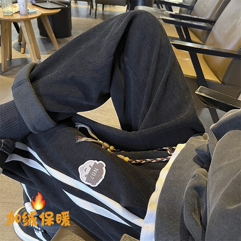 秋冬加绒加厚灯芯绒休闲裤 KK375 特P45加绒55图片