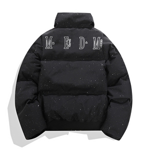 已注册痞帅抖音直播得物高品质满天星立领加厚棉衣外套M1373P100