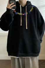 8XL连帽卫衣男大码胖子帽衫大号运动服WY2381-P35，男装卫衣，电商A040