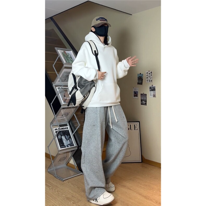 400克重磅加厚宽松光版纯色连帽卫衣外套SY625P48,女装短外套,电商基地A086