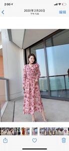 春季碎花连衣裙图片