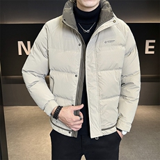冬季棉服男款2025新款男装飞丝羽绒服棉衣外套C317-M8561-P135，男装羽绒服，电商C317