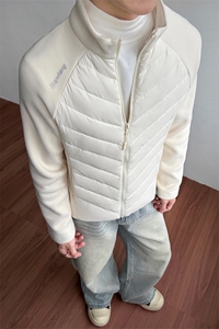 90绒轻薄羽绒服女轻暖拼接纯色健身服瑜伽外套 5D3076-TP85不图片