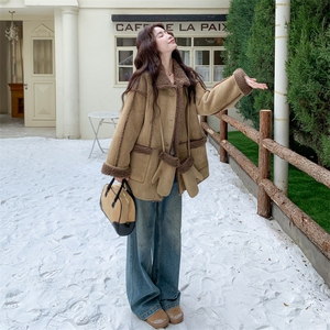 25冬新款皮毛一体棉服5557-P225-K338图片