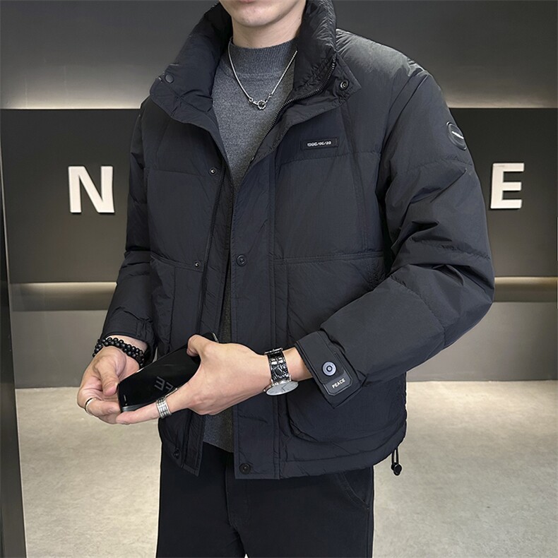 2026冬装新款防风保暖羽绒服潮牌休闲百搭立领袄子Y9801P155,男装羽绒服,星座914
