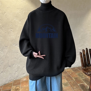 控68高领毛衣男士大码内搭毛线衣男 GM45255-P45加绒款-P65图片
