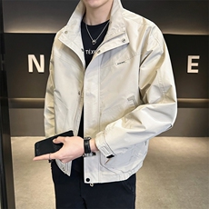 工装夹克男休闲上衣多口袋立领夹克DS-A329-ZL2402-P95，男装夹克，电商A329