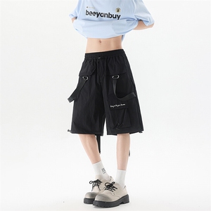 8XL-M特大码肌理感五分裤户外登山裤冲锋裤短裤男DK1502P49控68图片