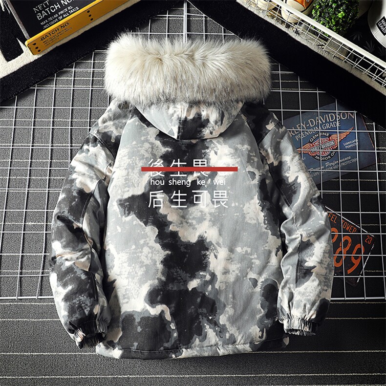 MC49028-P135日系潮衣男大码派克服男工装服外套袄,男装棉衣,电商A040A
