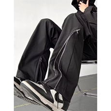 拉链机能冲锋裤男士防水多口袋工装裤痞帅宽松休闲运动裤KA53，男装休闲裤，星座1116A（原606A-3）