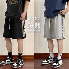 春夏潮流2022百搭新款运动风超薄五分短裤  DK523-特批21图片